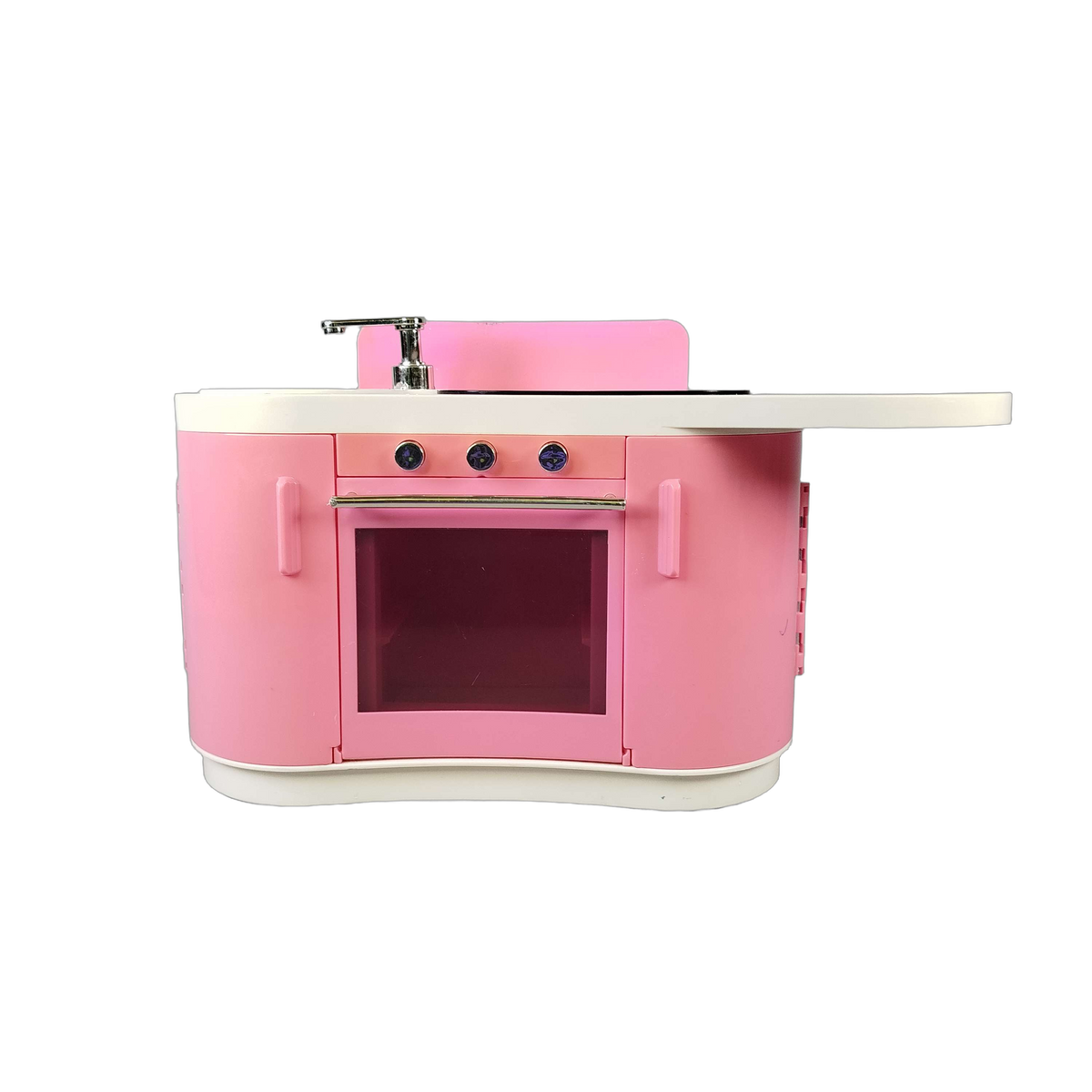 Mattel Barbie Kücheninsel mit Zubehör – Spüle, Herd & Ofen