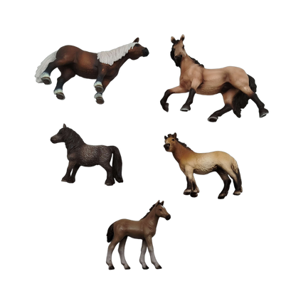 Schleich Tiere Bundle 5 Teile Pferdefiguren Dappled Grey & Palomino
