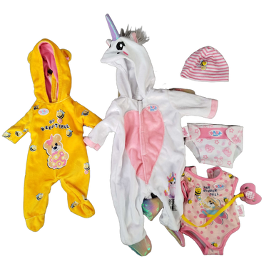 Zapf Creation Bundle Baby Born großes Set Babypuppe mit Kleidung