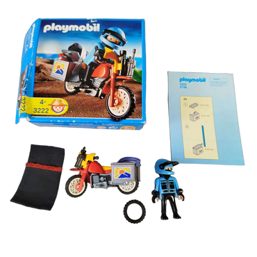 Playmobil Bundle 4345 3222 4564 Set von 3 Motorrad PKW Puppentheater