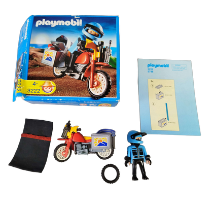 Playmobil Bundle 4345 3222 4564 Set von 3 Motorrad PKW Puppentheater