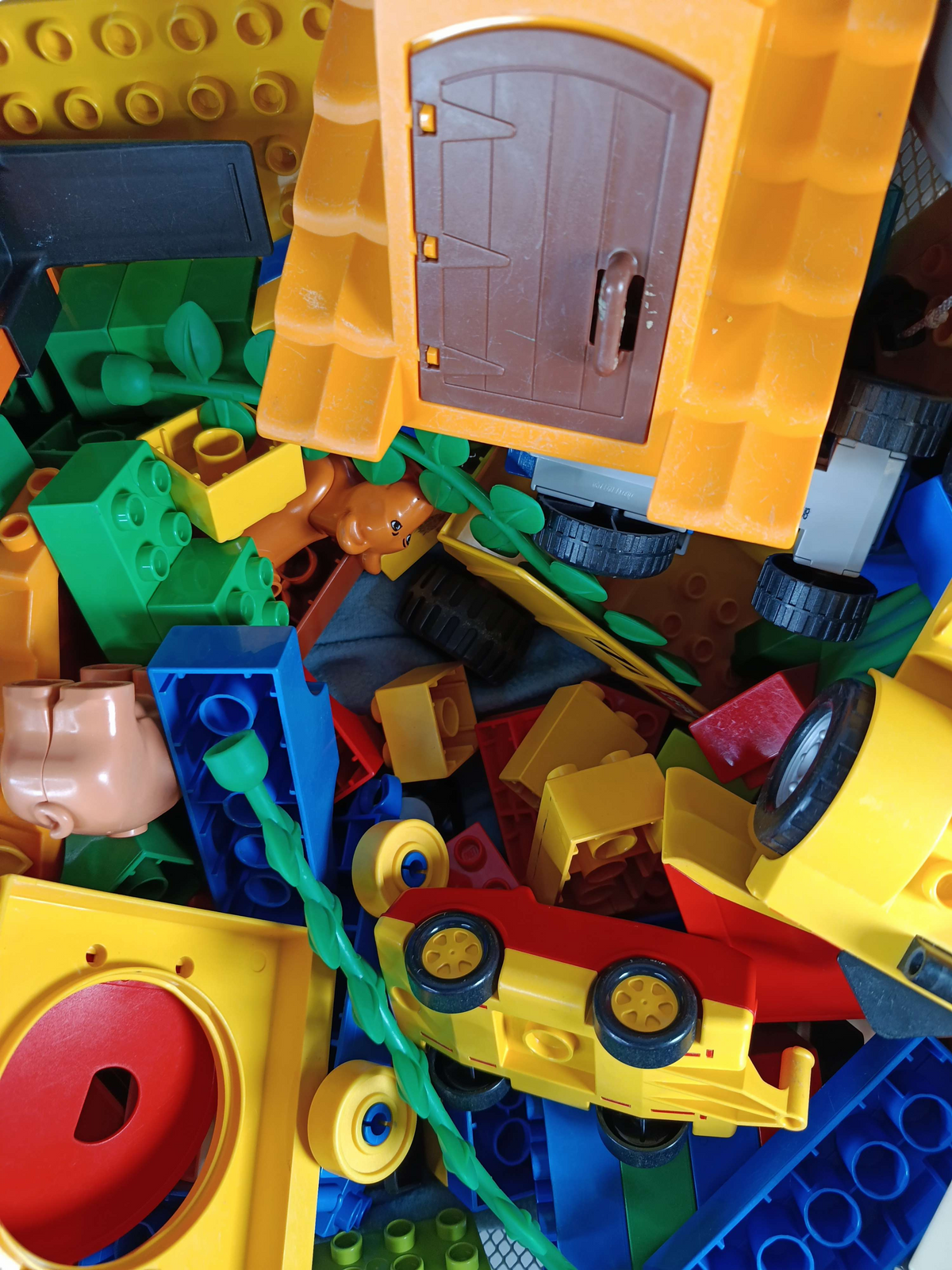 Konvolut LEGO DUPLO ca. 3 kg Bausteine & Zubehör, ab 2 3 4 Jahre