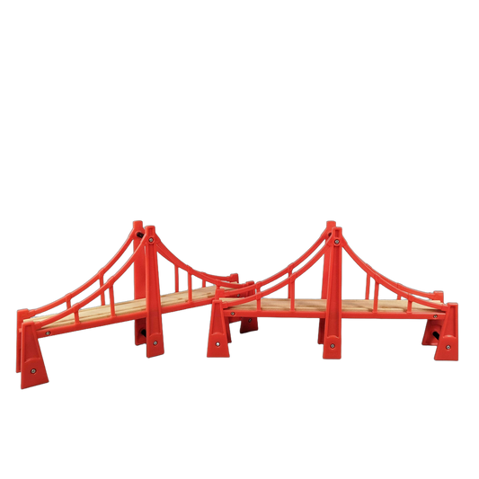 BRIO Bundle Holzeisenbahn Hängebrücke Erweiterung Zubehör