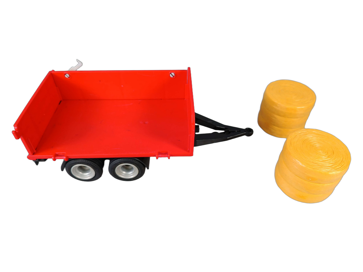 Playmobil 6130 Traktor & Anhänger mit Frontlader, Bauernhof-Fahrzeug