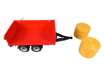 Playmobil 6130 Traktor & Anhänger mit Frontlader, Bauernhof-Fahrzeug