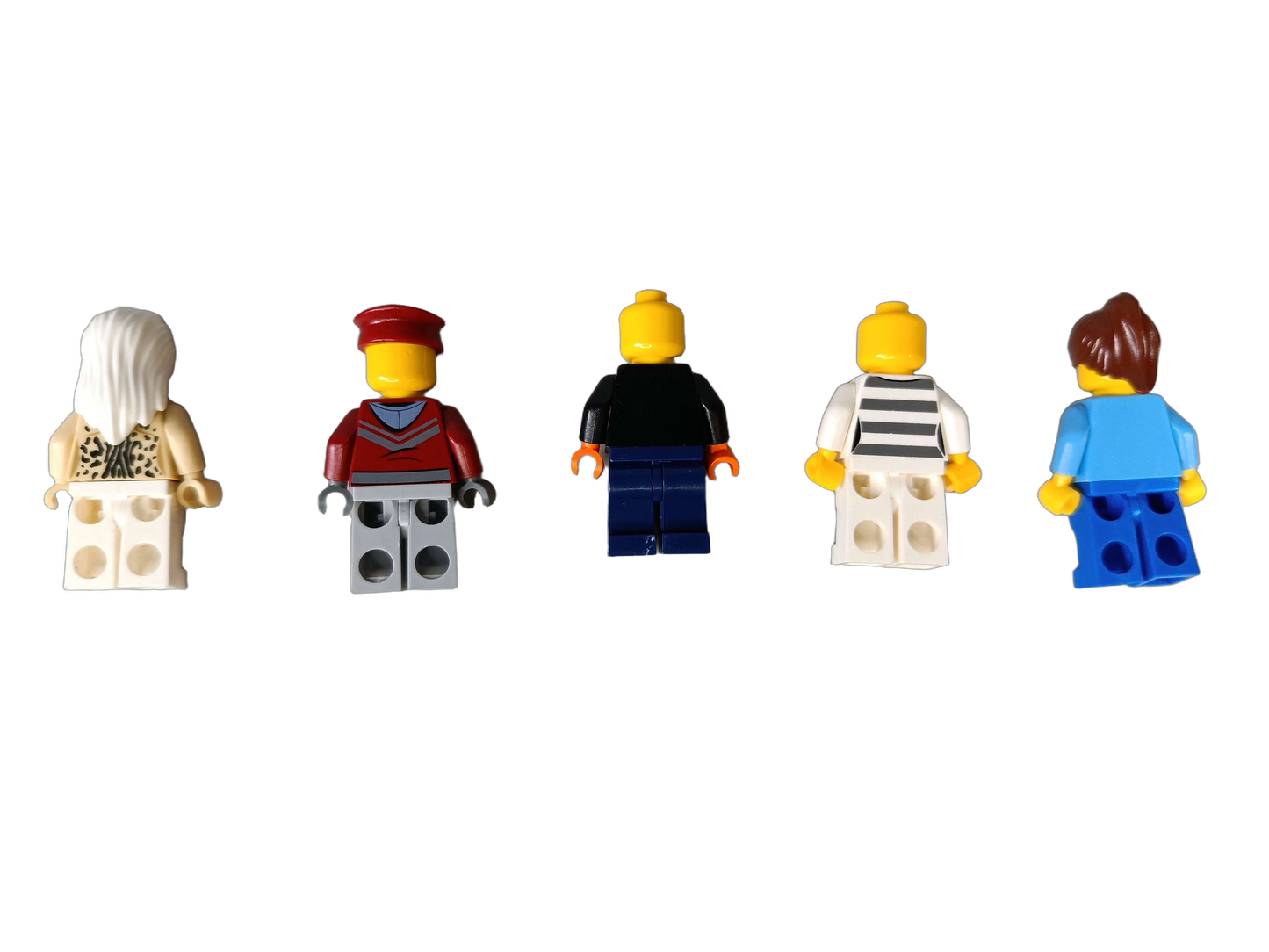 LEGO Bundle Minifiguren 5x Polizei, Gefangener, Höhlenmensch
