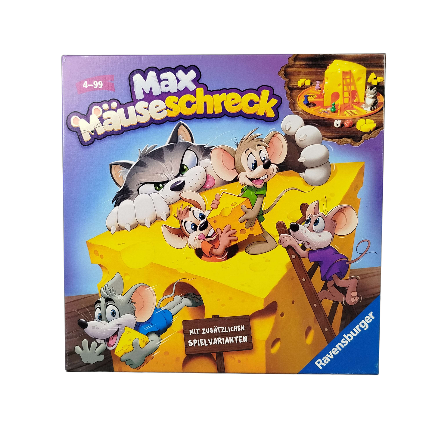 Ravensburger Max Mäuseschreck 24562 Brettspiel Kinderspiel