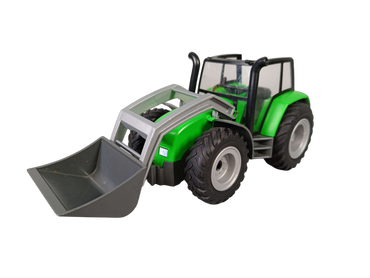 Playmobil 6130 Traktor & Anhänger mit Frontlader, Bauernhof-Fahrzeug