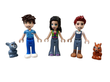 LEGO Bundle Friends Set von 8 Autos, Fahrrad & Spielfiguren