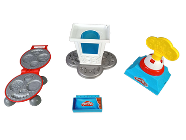 Hasbro Bundle Play-Doh Popcorn Party E5110 Set von 3 Knete & Zubehör