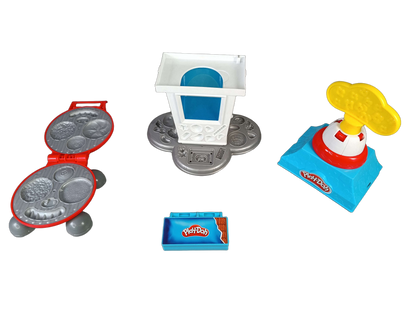 Hasbro Bundle Play-Doh Popcorn Party E5110 Set von 3 Knete & Zubehör