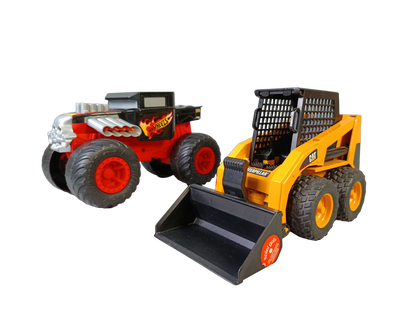 Bundle Bauernhof & Baustelle Set von 3 Traktor Bone Shaker Lader