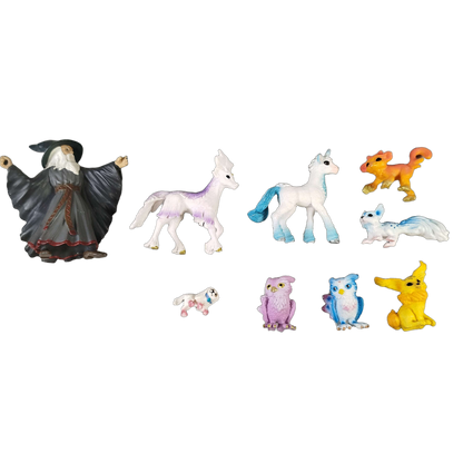 Schleich Bundle Zauberer & Fantasietiere Figuren
