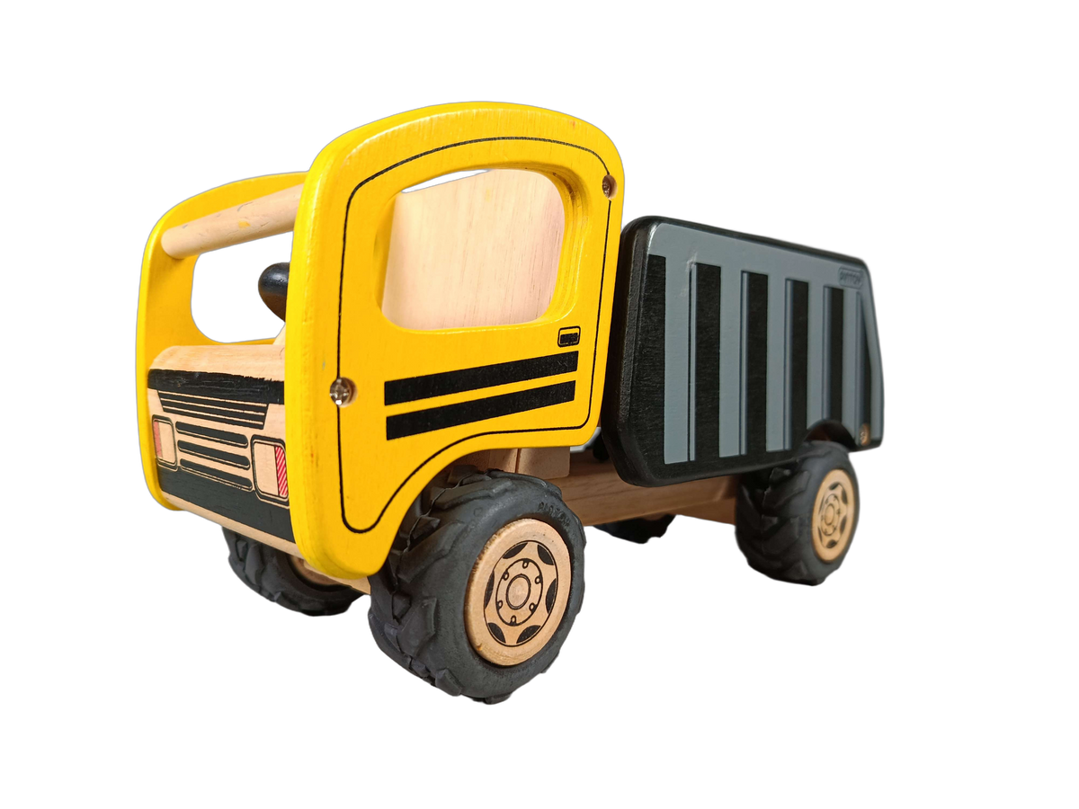 Pintoy Bundle Holz-Kipper Set von 5 LKW & Figuren