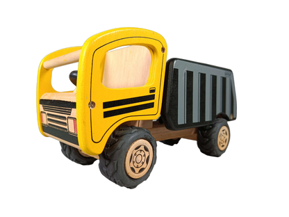 Pintoy Bundle Holz-Kipper Set von 5 LKW & Figuren