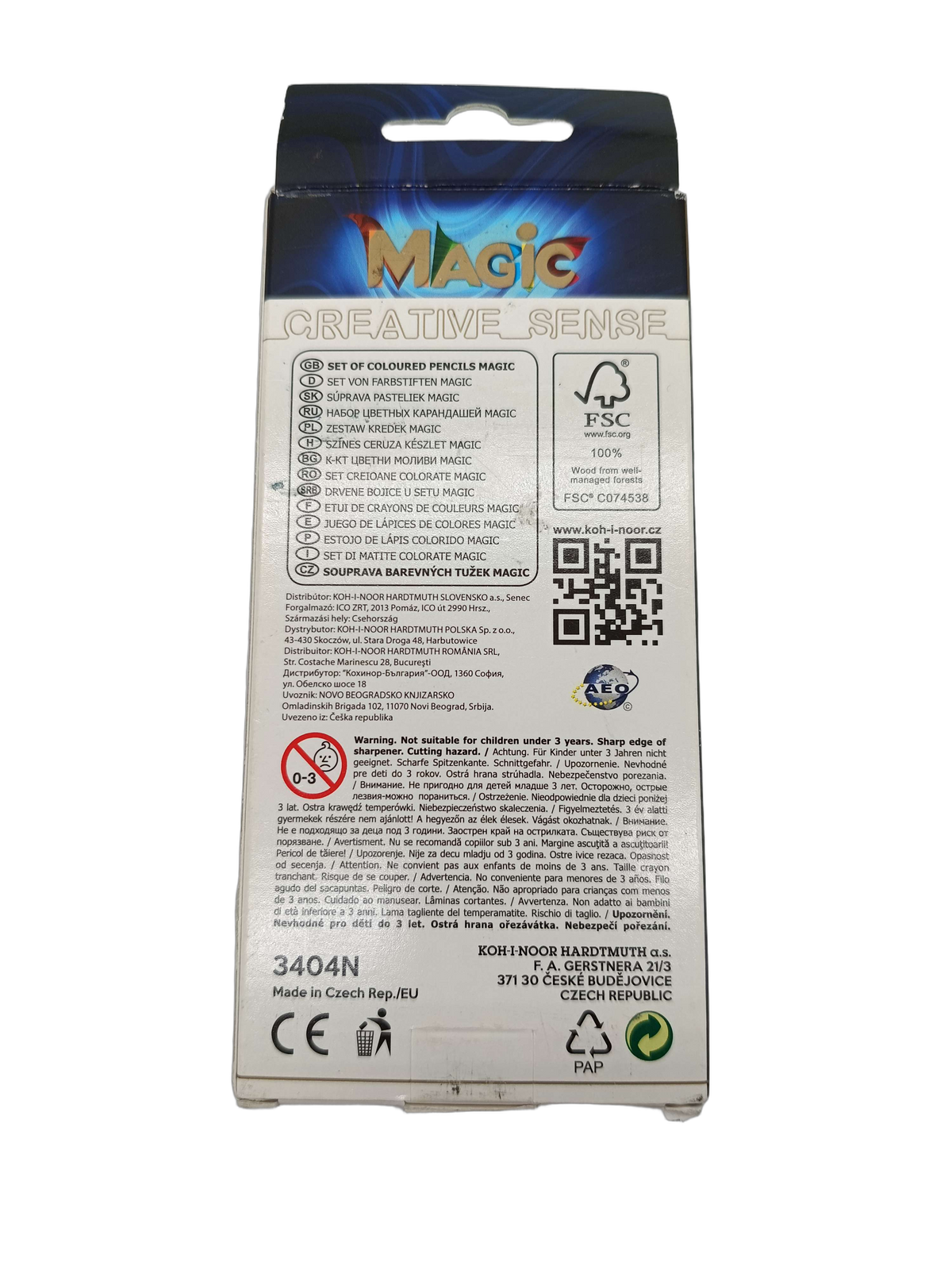 Koh-I-Noor Hardtmuth Magic 12+1 3404N Mehrfarbstifte, Neu