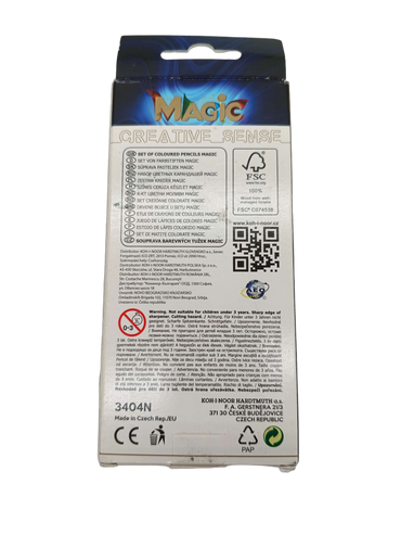 Koh-I-Noor Hardtmuth Magic 12+1 3404N Mehrfarbstifte, Neu