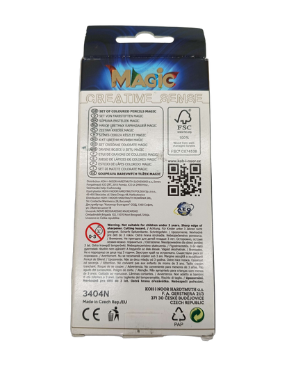 Koh-I-Noor Hardtmuth Magic 12+1 3404N Mehrfarbstifte, Neu