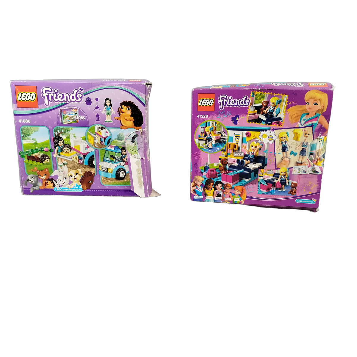 LEGO Bundle Friends 41328 41086 Stephanie Set von 2 Bausets