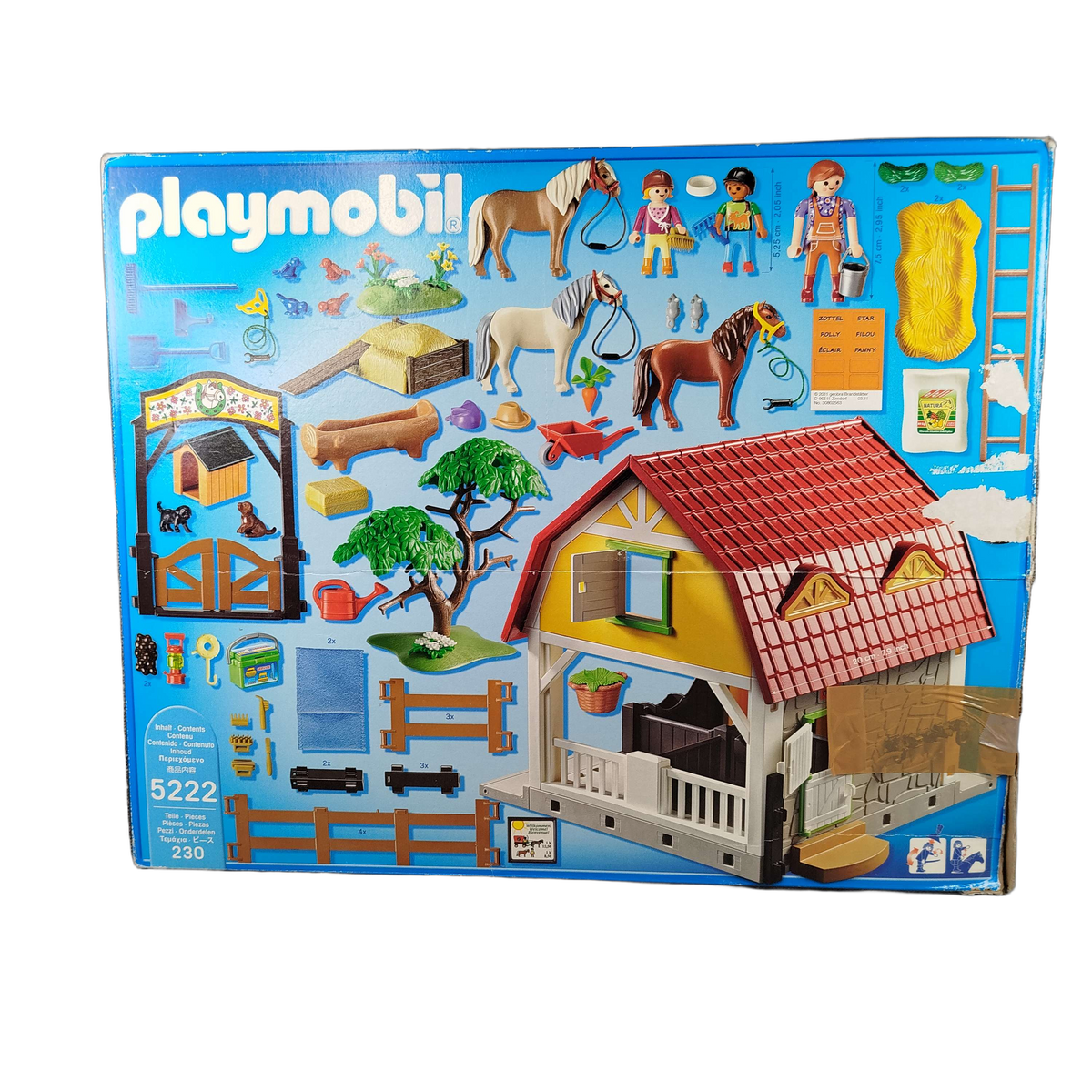 Playmobil Ponyhof 5222 Spielset mit Zubehör
