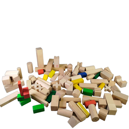 BRIO Holzbausteine natur & farbig Bauklötze Set