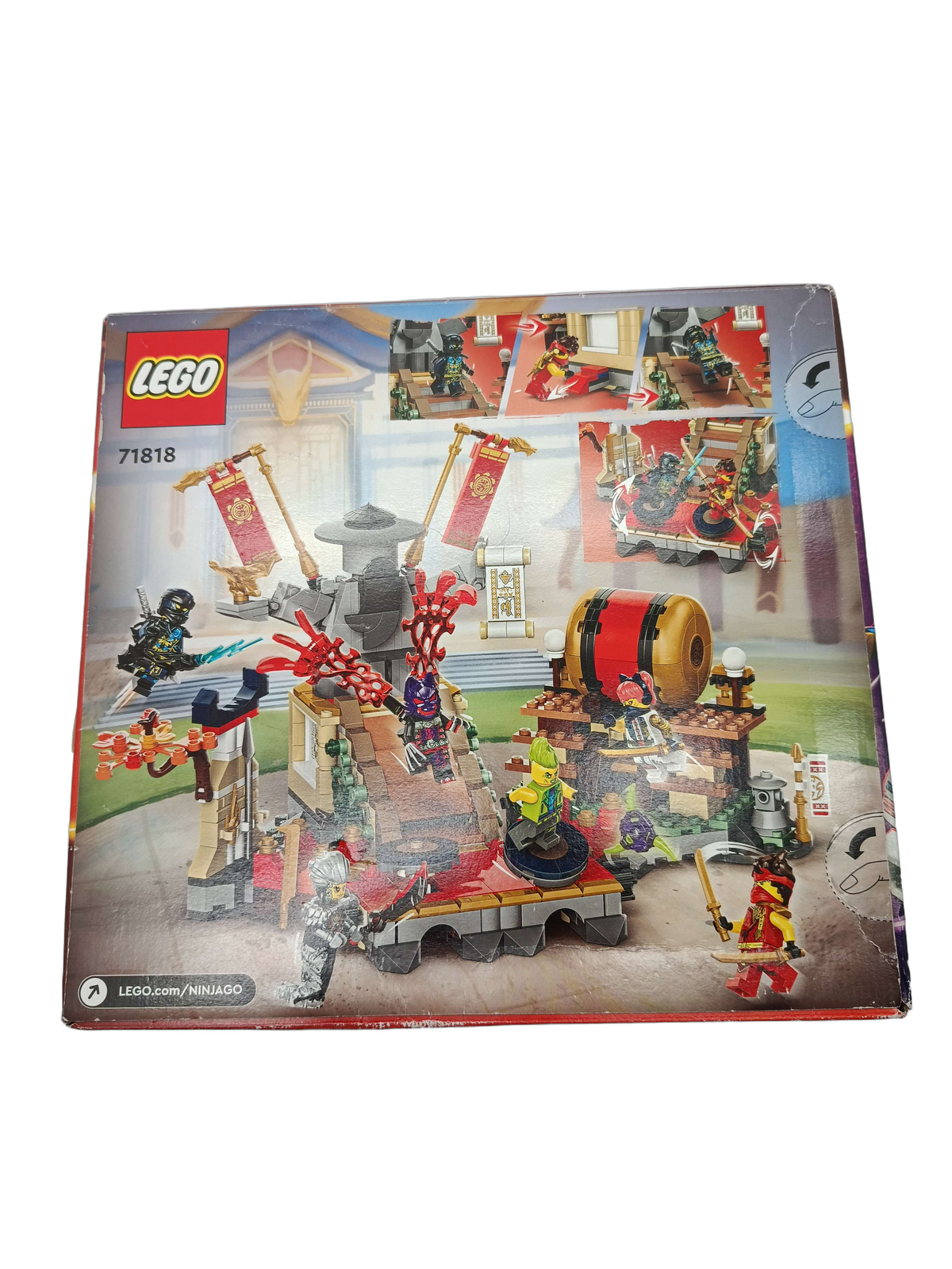 LEGO NINJAGO 71818 Tournament Battle Arena Konstruktionsset, neuwertig