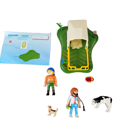 Playmobil Bundle Bauernhof & Tierärztin 5124 5158 Set von 2 Figuren
