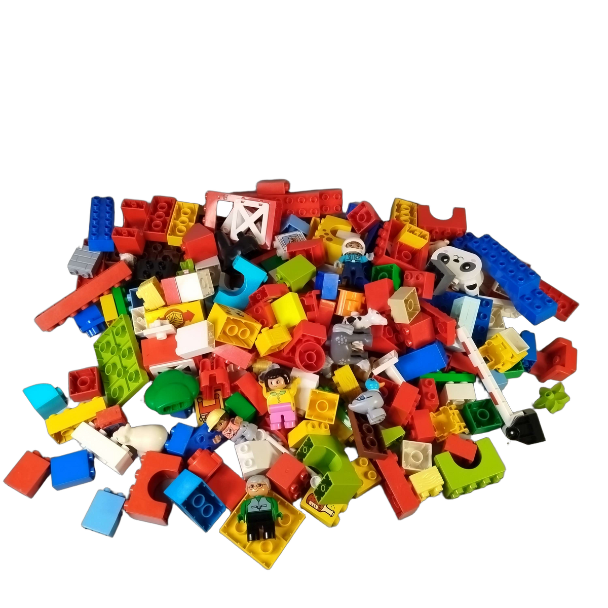 Konvolut LEGO Duplo ca. 2 kg, Bausteine & Figuren, ab 2 Jahre
