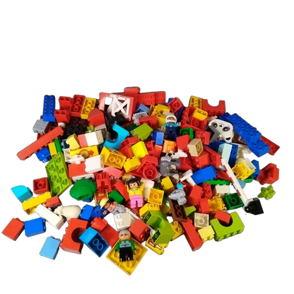 Konvolut LEGO Duplo ca. 2 kg, Bausteine & Figuren, ab 2 Jahre