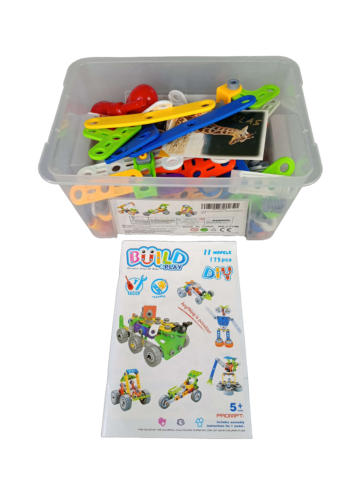 MOONTOY Build & PLAY JT-748 Konstruktionsspielzeug