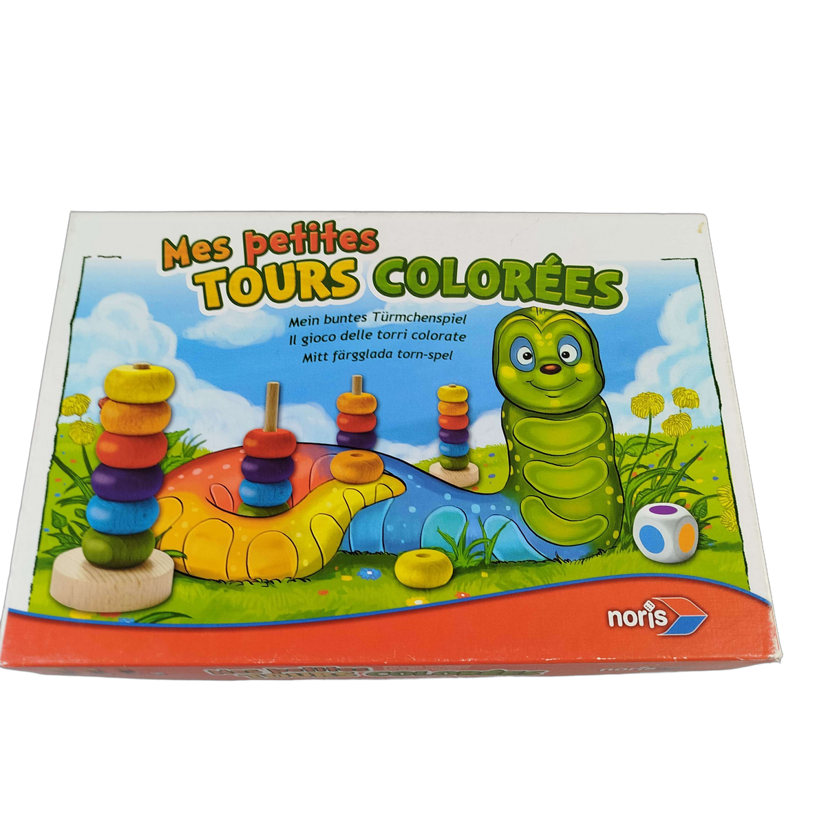 Noris Mein buntes Türmchenspiel 609951379 Kinderspiel & Stapelspiel