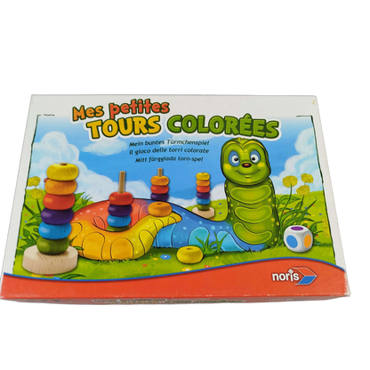 Noris Mein buntes Türmchenspiel 609951379 Kinderspiel & Stapelspiel