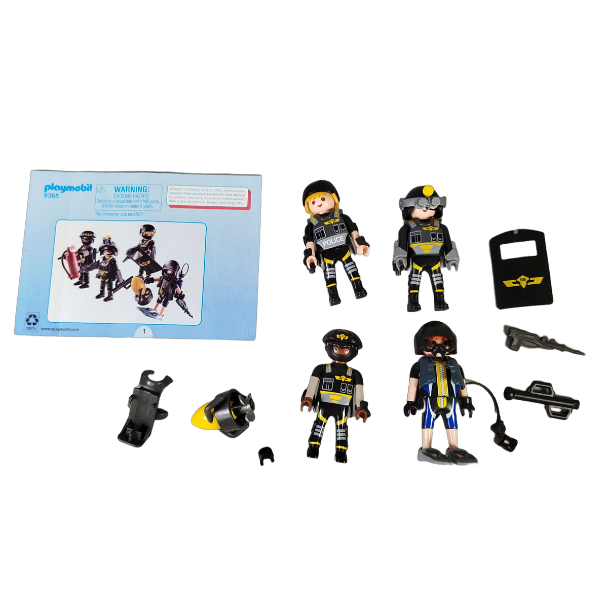 Playmobil SEK Team 9365 Polizei Set