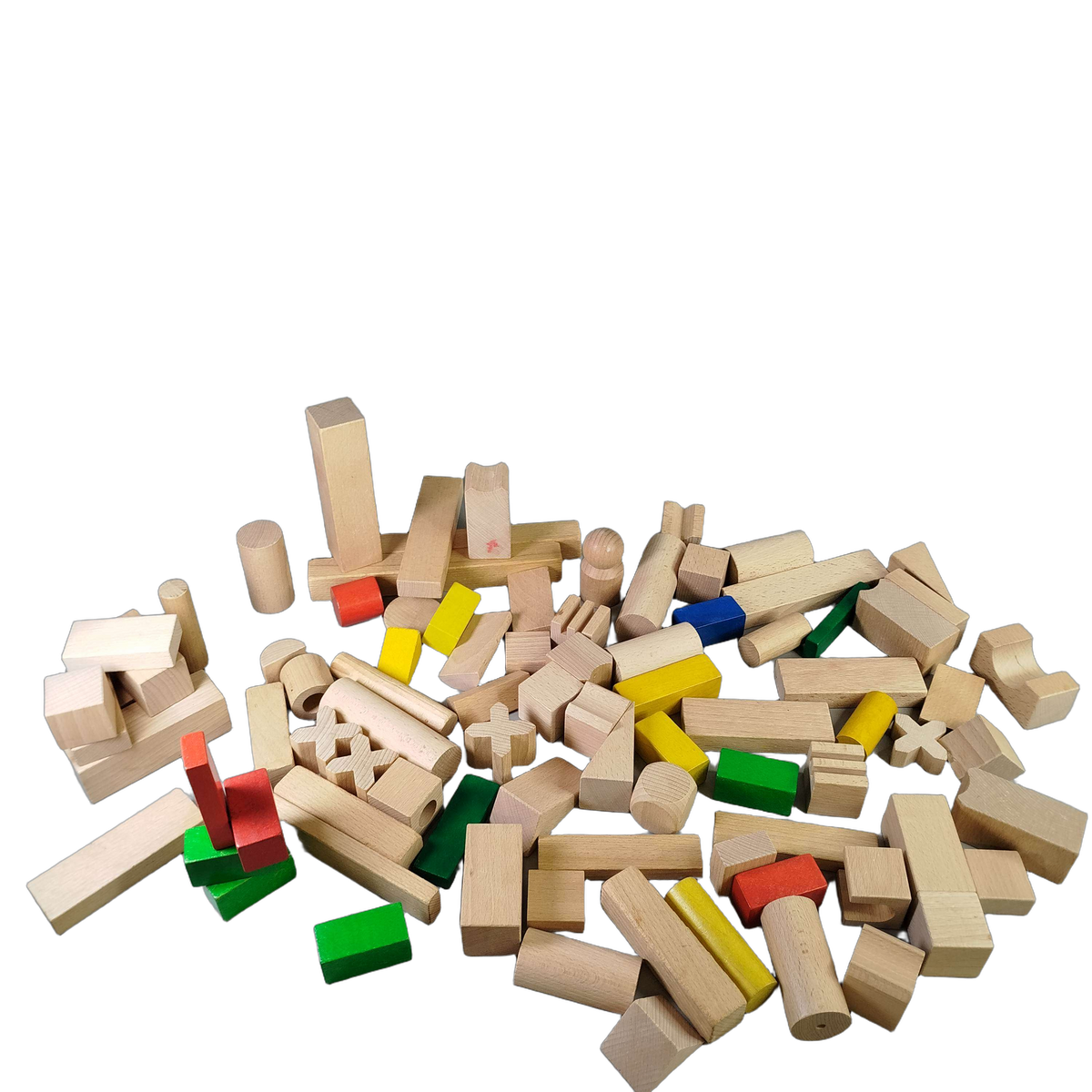 BRIO Holzbausteine natur & farbig Bauklötze Set