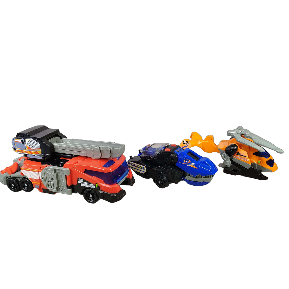 VTech Bundle Feuerwehr Polizei Luftrettung Set von 3 Einsatzfahrzeuge