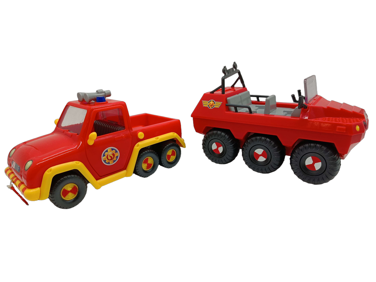 Simba Bundle Feuerwehrmann Sam Set von 3 Fahrzeuge & Zubehör