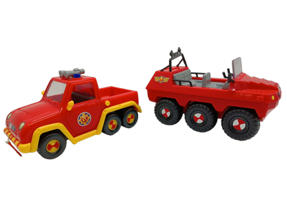 Simba Bundle Feuerwehrmann Sam Set von 3 Fahrzeuge & Zubehör