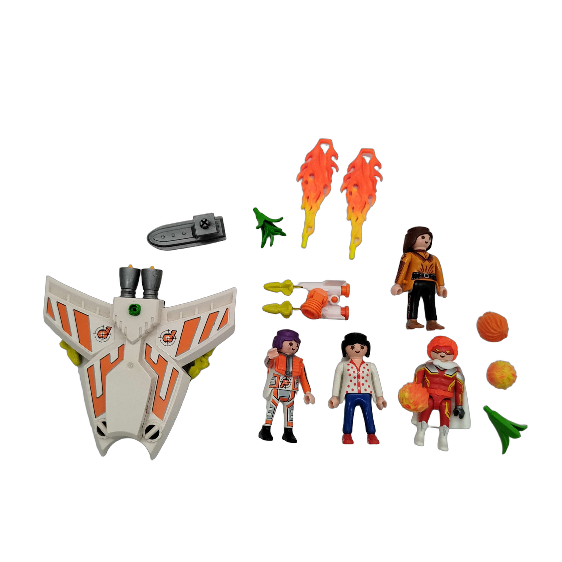 Playmobil Bundle Superheld Set Figuren & Jetpack, Action & Abenteuer
