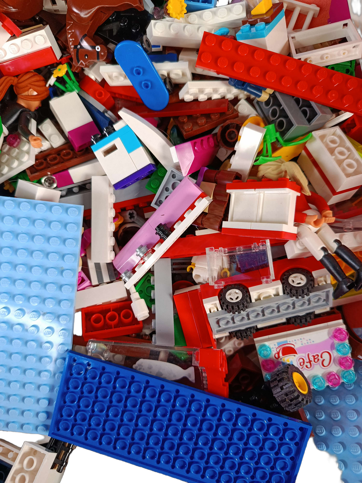 Konvolut LEGO Friends Steine & Platten ca. 1,9 kg, ab 6 7 8 Jahre