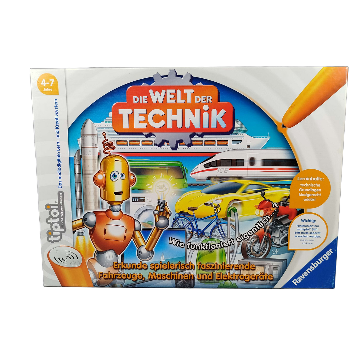 Ravensburger tiptoi Die Welt der Technik 00837 Lernspiel