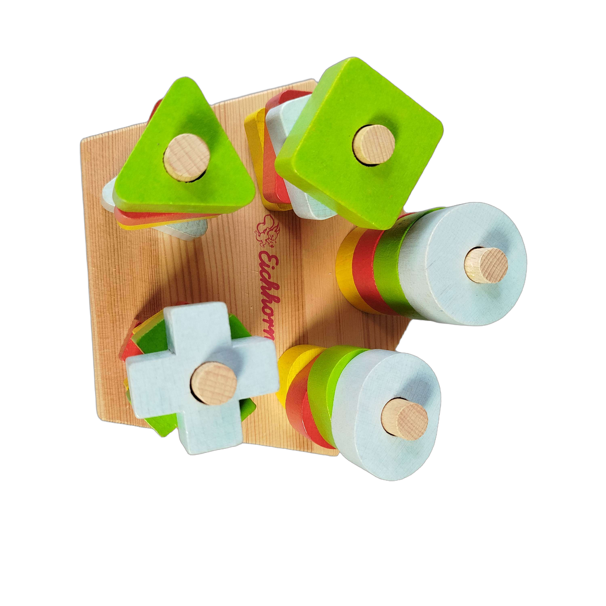 Eichhorn Formen-Steckbrett Montessori Steckspiel