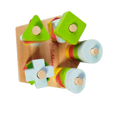 Eichhorn Formen-Steckbrett Montessori Steckspiel