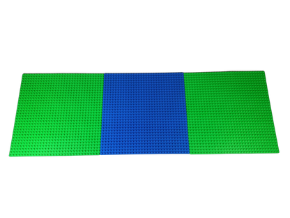LEGO Bundle 32x32 Set von 6 Grundplatten Straße Grün Blau