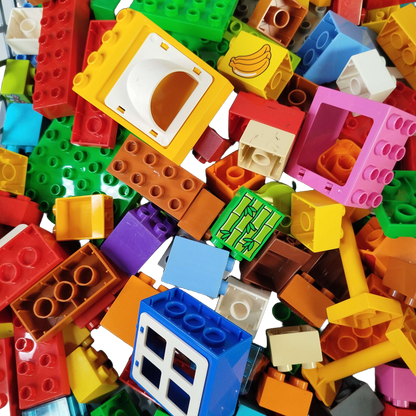 Konvolut LEGO Großbausteine & Grundplatten ca. 2,2 kg, ab 3 4 5 Jahre