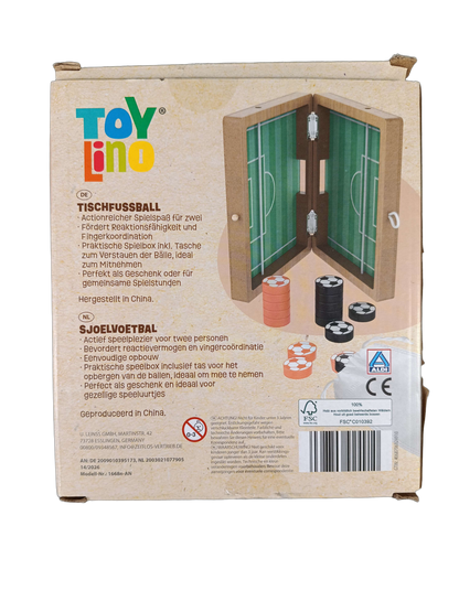 toy lino Tischfußball 1668n-AN Geschicklichkeitsspiel