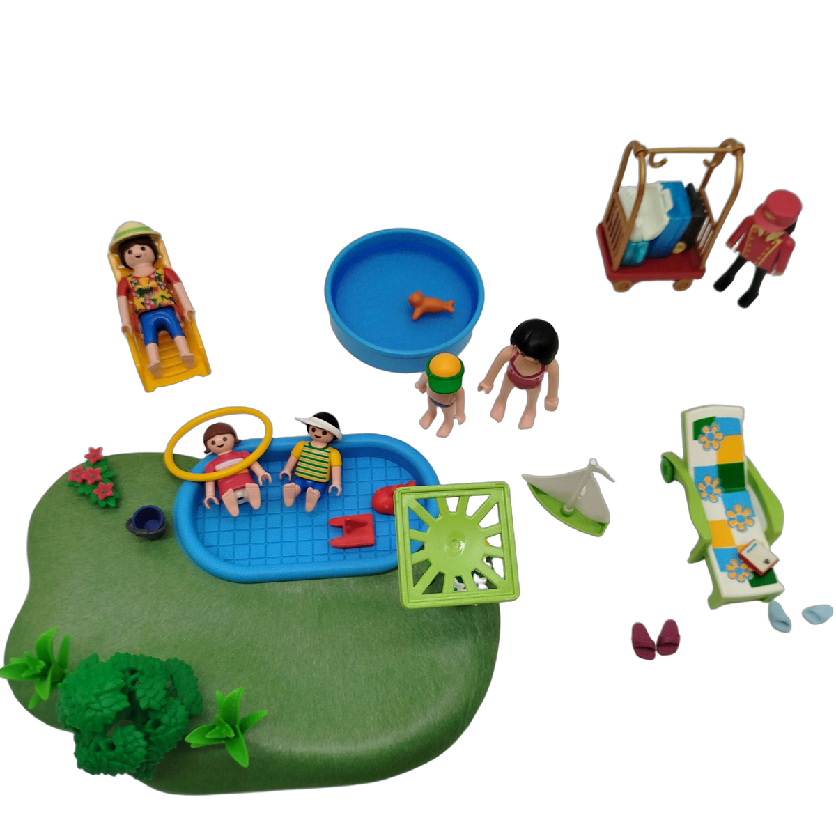 Playmobil Bundle Pool 4140 4864 5270 Set von 3 Boot & Figuren