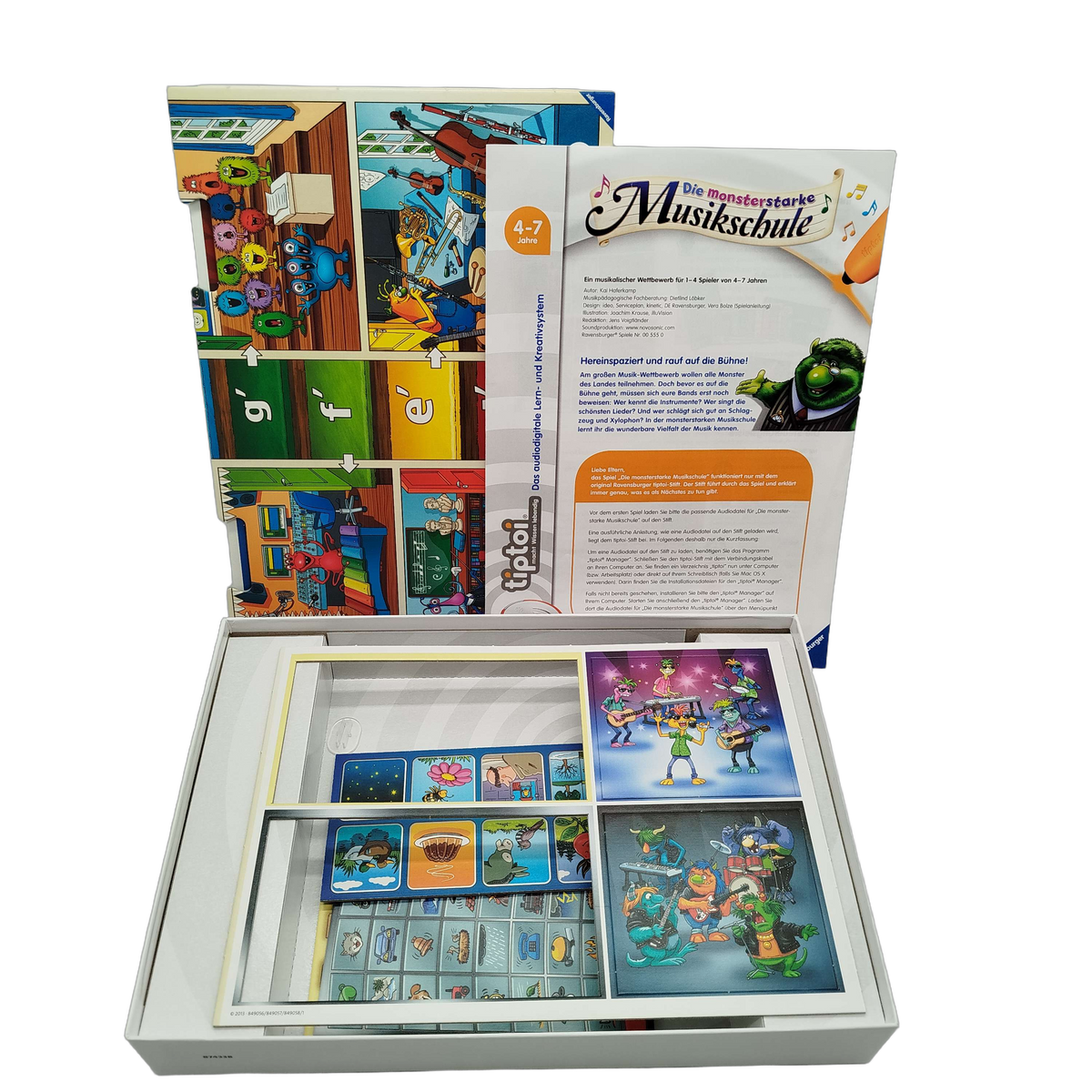Ravensburger tiptoi Die monsterstarke Musikschule 00555 Buch