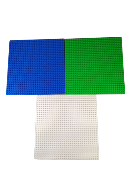 LEGO Bundle 3811 10714 Set von 3 Grundplatten 32x32