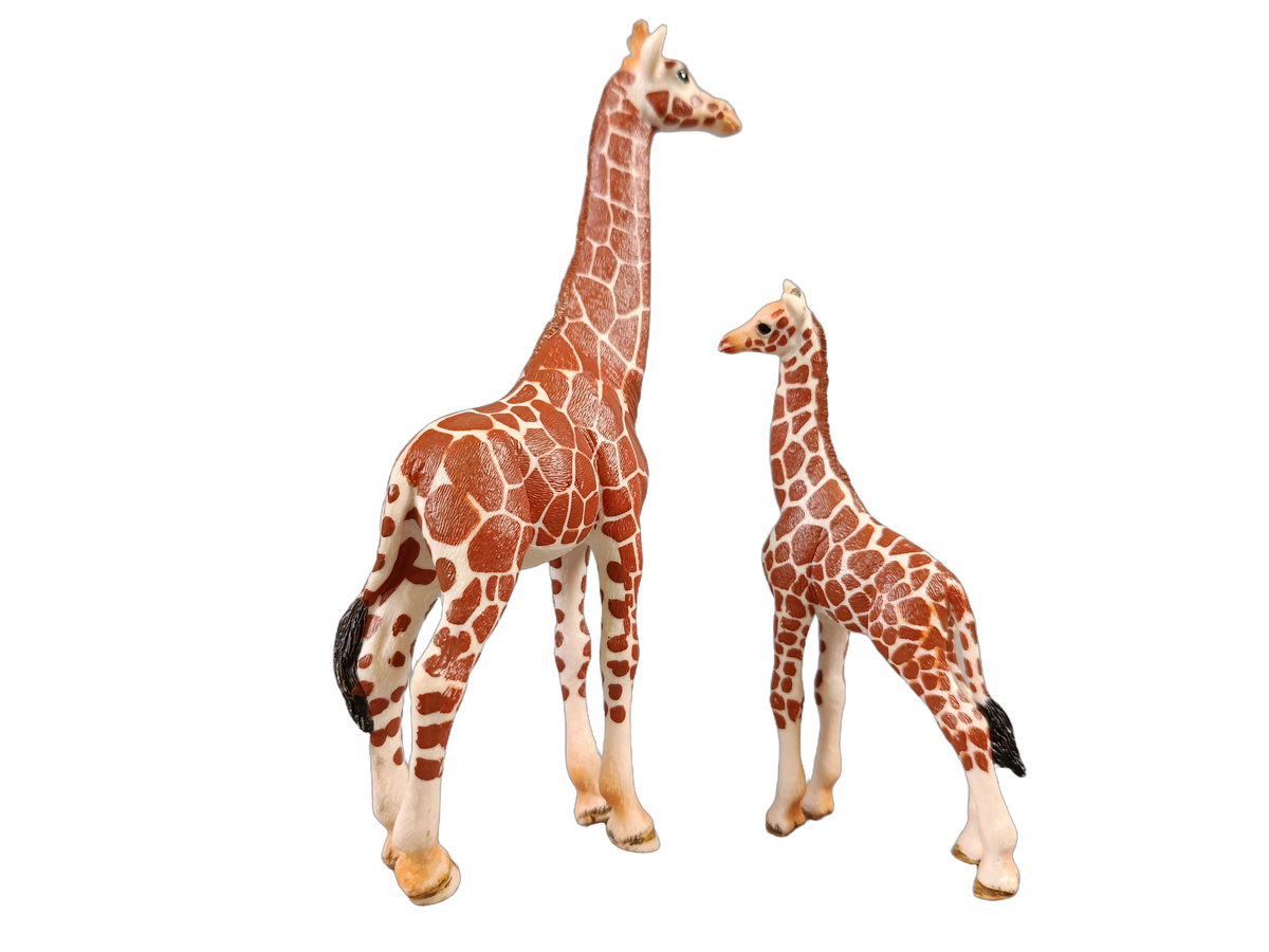 Schleich Tiere Bundle Giraffenfamilie 3 Teile Giraffen Figuren