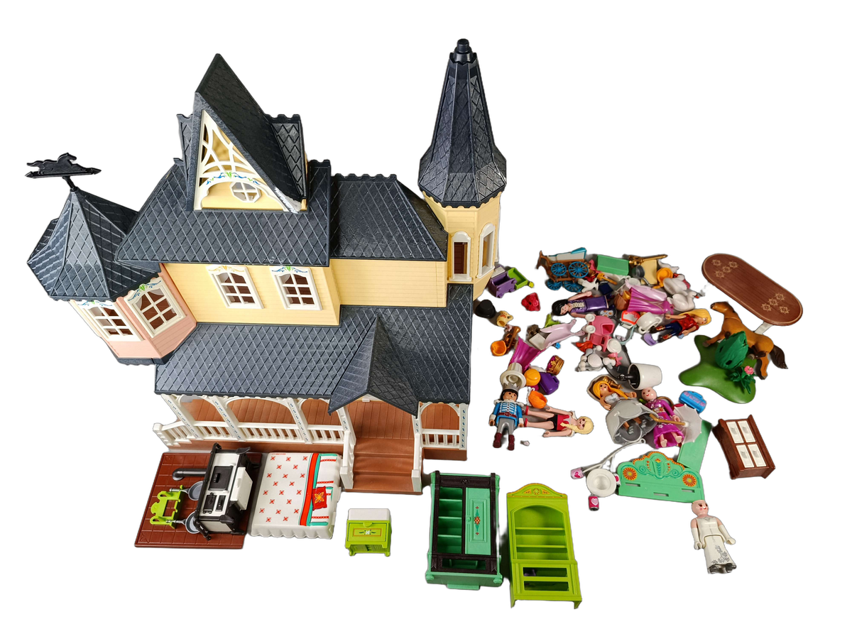 Playmobil Bundle Spirit 9475 Luckys Glückliches Zuhause Set Haus